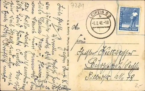 Ak Groitzsch in Sachsen, Teilansicht, Wasserpartie