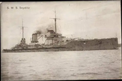 Ak Deutsches Kriegsschiff, SMS Seydlitz, Kaiserliche Marine