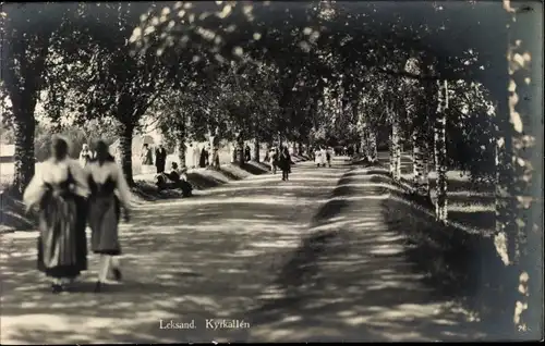 Ak Leksand Schweden, Kyrkallen