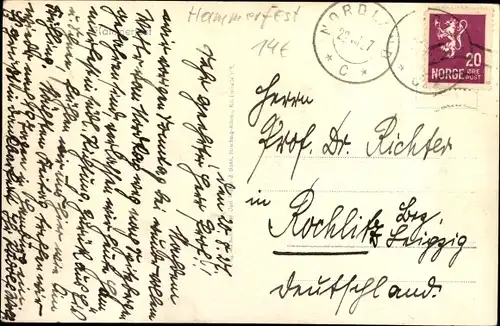 Ak Hammerfest Norwegen, Panorama