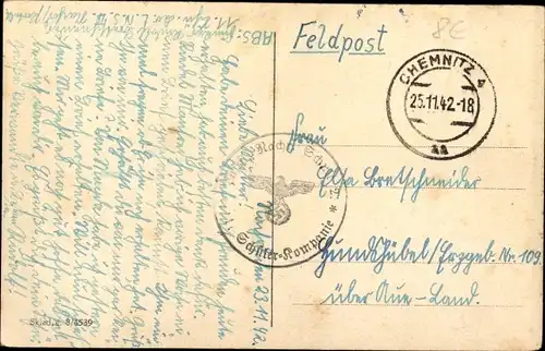 Ak Náchod Region Königgrätz, Teilansicht