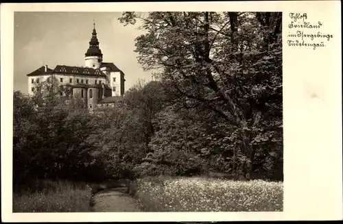 Ak Frýdlant v Čechách Friedland in Böhmen Reg Reichenberg, Schloss Frydlant
