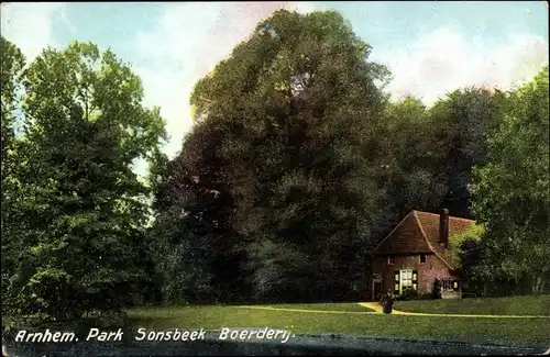 Ak Arnhem Bruxelles Brüssel, Park Sonsbeek Boerderij