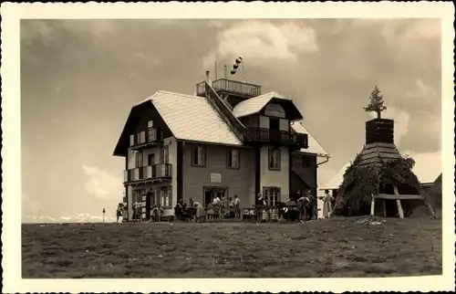 Ak Oberösterreich, Stifter's Gipfelhaus auf der Görlitzen