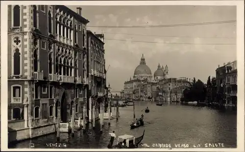 Ak Venezia Venedig Veneto, Blick auf den Kanal