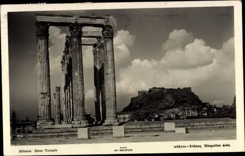 Ak Athen Griechenland, Zeus Tempel