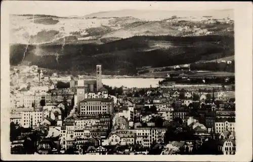 Ak Jablonec nad Nisou Gablonz an der Neiße Region Reichenberg, Gesamtansicht