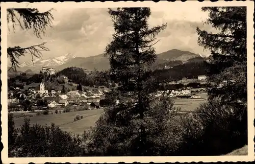 Ak Neumarkt in der Steiermark, Gesamtansicht, Tennengebirge