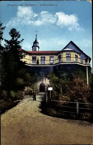 Ak Bregenz am Bodensee Vorarlberg, Haus Gebhardsberg, Haus auf dem Gebhardsberg
