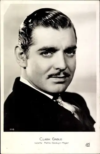Ak Schauspieler Clark Gable, Portrait