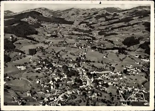 Ak Teufen Kanton Appenzell Ausserrhoden Schweiz, Fliegeraufnahme