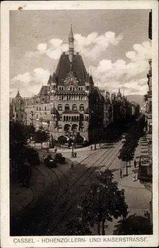 Ak Kassel in Hessen, Hohenzollern- und Kaiserstraße