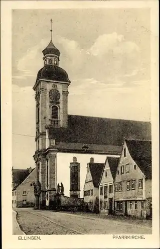 Ak Ellingen in Mittelfranken Bayern, Pfarrkirche