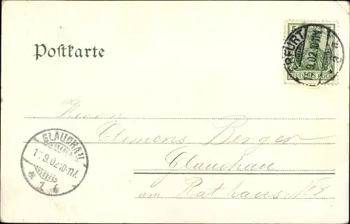 Ak Erfurt in Thüringen, Blick auf die neue Thomaskirche, Hund, Fensterrose