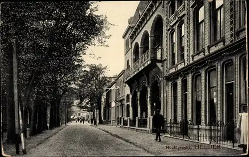 Ak Den Helder Nordholland Niederlande, Hoofdgracht