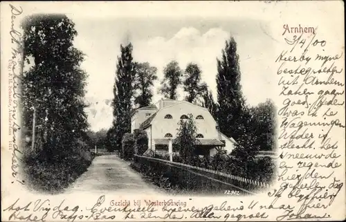 Ak Arnhem Gelderland Niederlande, Gezicht bij Westerbouwing
