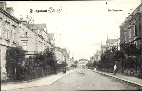 Ak Burgstädt in Sachsen, Schillerstraße