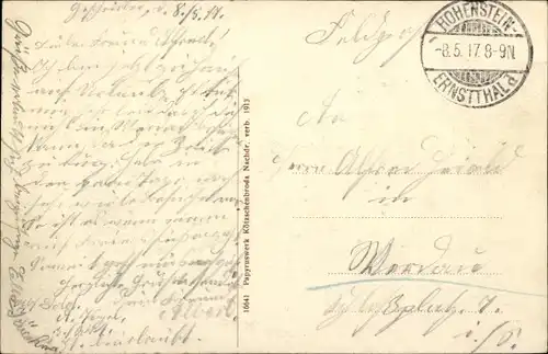 Ak Reichenbach Callenberg in Sachsen, Ortspartie