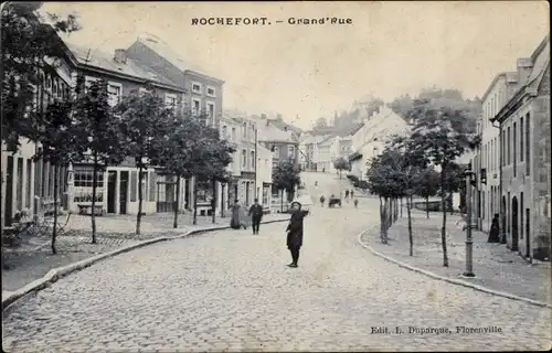 Ak Rochefort Wallonien Namur, Grande Rue