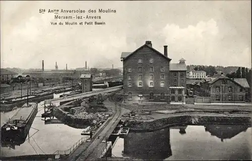 Ak Merxem Merksem Flandern Antwerpen, Ste Anonyme Anversoise des Moulins