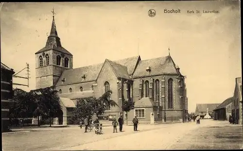Ak Bocholt Flandern Limburg, Kerk St Laurentius