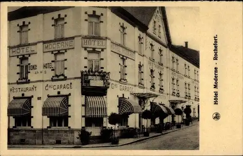 Ak Rochefort Wallonien Namur, Hotel Moderne