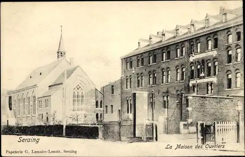 Ak Seraing Wallonien Lüttich, La Maison des Ouvriers