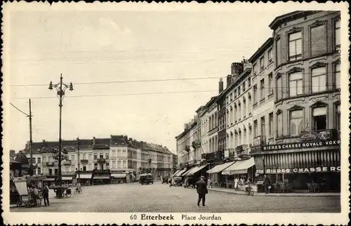 Ak Etterbeek Bruxelles Brüssel, Place Jourdan