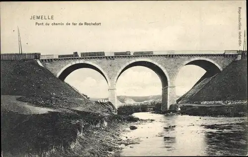 Ak Jemelle Wallonien Namur, Pont du chemin de fer de Rochefort