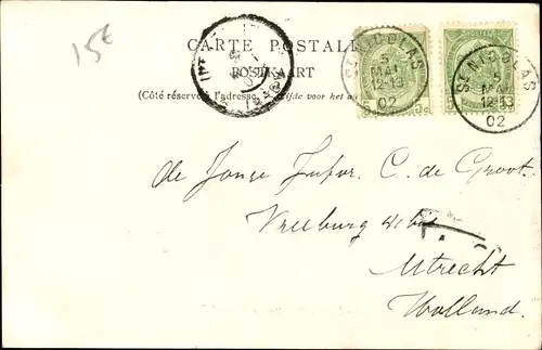 Ak Sint Niklaas Ostflandern, Donderdaagsche Markt 3