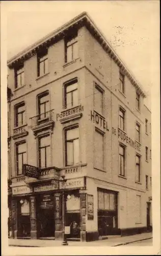 Ak Bruxelles Brüssel, Hotel de Poperinghe, Brasserie