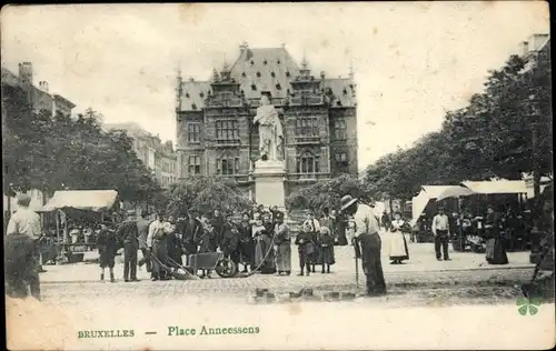 Ak Bruxelles Brüssel, Place Anneessens