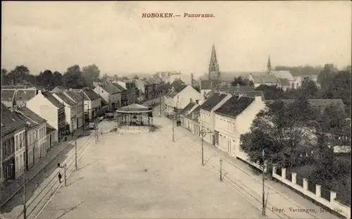 Ak Hoboken Antwerpen Flandern, Panorama der Stadt