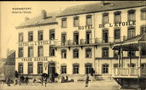 Ak Rochefort Wallonien Namur, Hotel de l'Etoile