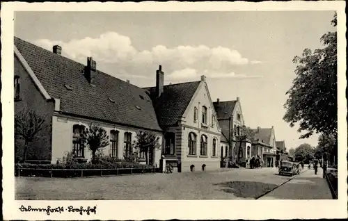 Ak Delmenhorst in Oldenburg, Straßenpartie