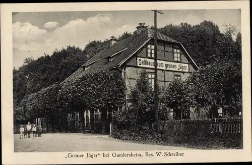 Ak Bad Gandersheim am Harz, Gasthaus zum grünen Jäger