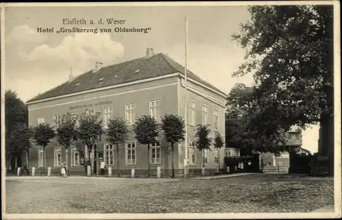 Ak Elsfleth an der Unterweser, Hotel Großherzog von Oldenburg