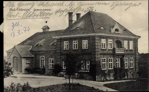 Ak Bad Oldesloe in Schleswig Holstein, Gemeindehaus