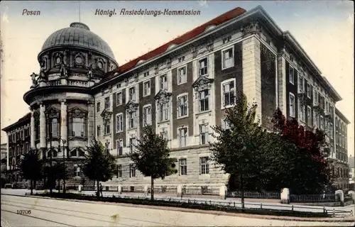 Ak Poznań Posen, Königliche Ansiedelungs Kommission
