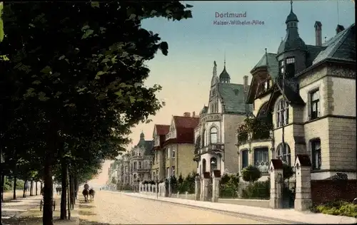 Ak Dortmund im Ruhrgebiet, Kaiser Wilhelm Allee