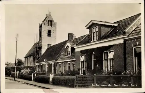 Ak Dantumawoude Friesland Niederlande, Ned. Herv. Kerk