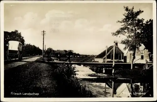 Ak Frysk Lônskep Friesland, Friesch Landshap