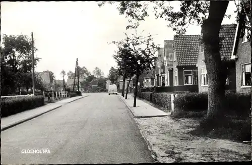 Ak Oldeholtpade Friesland Niederlande, Straßenpartie