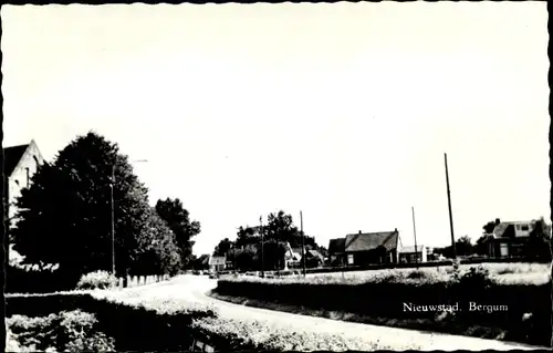 Ak Bergum Burgum Friesland Niederlande, Nieuwstad