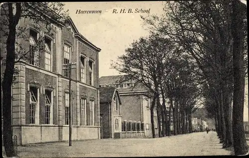 Ak Heerenveen Friesland Niederlande, R. H. B. School