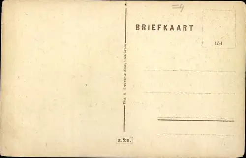 Ak Heerenveen Friesland Niederlande, Gemeentehuis van Schoterland en R. K. Kerk