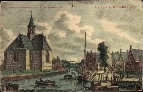 Künstler Ak Heerenveen Friesland Niederlande, Kerk