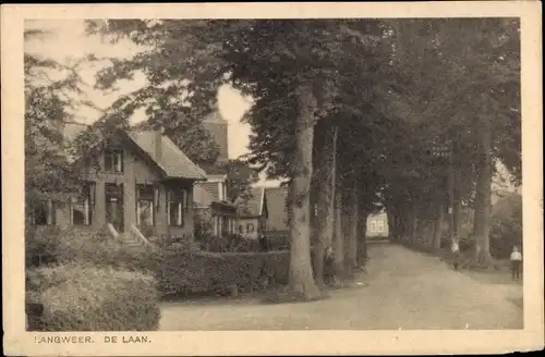 Ak Langweer Friesland Niederlande, De Laan