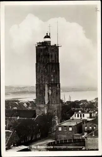 Ak Terschelling Friesland Niederlande, De Brandaris, Leuchtturm