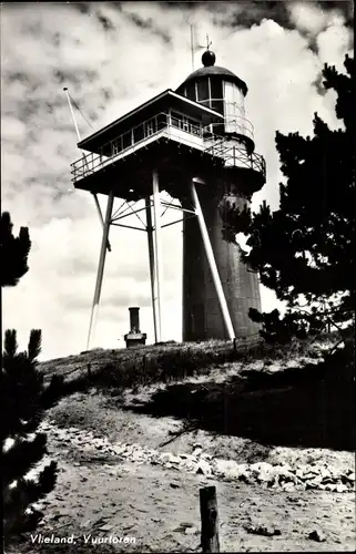 Ak Vlieland Friesland Niederlande, Vuurtoren